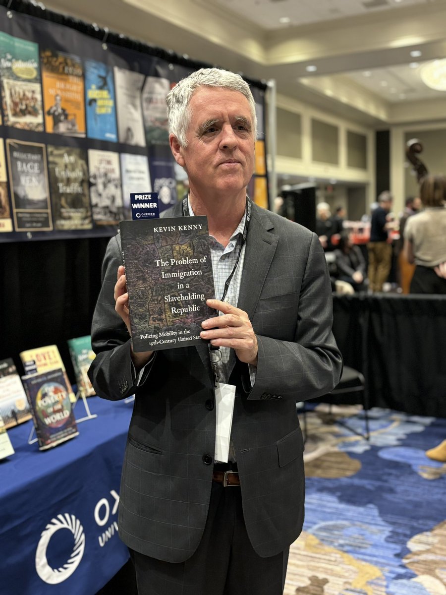 Congratulations to @kgmkenny, winner of this year’s Theodore Saloutos Book Award from the @IEHS1965 and @The_OAH’s James A. Rawley Prize!