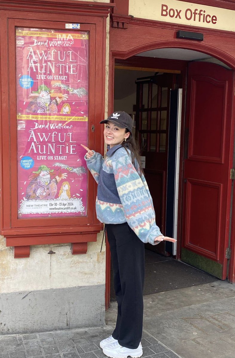 Congratulations to my god- daughter Emily playing her first lead role in David Walliams’ Awful Auntie; currently touring UK and NI