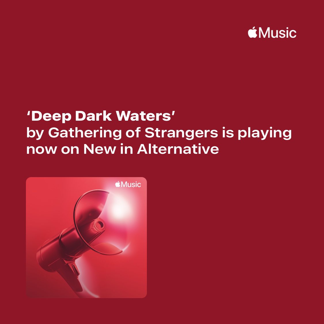 DEEP DARK WATERS @AppleMusic 💙