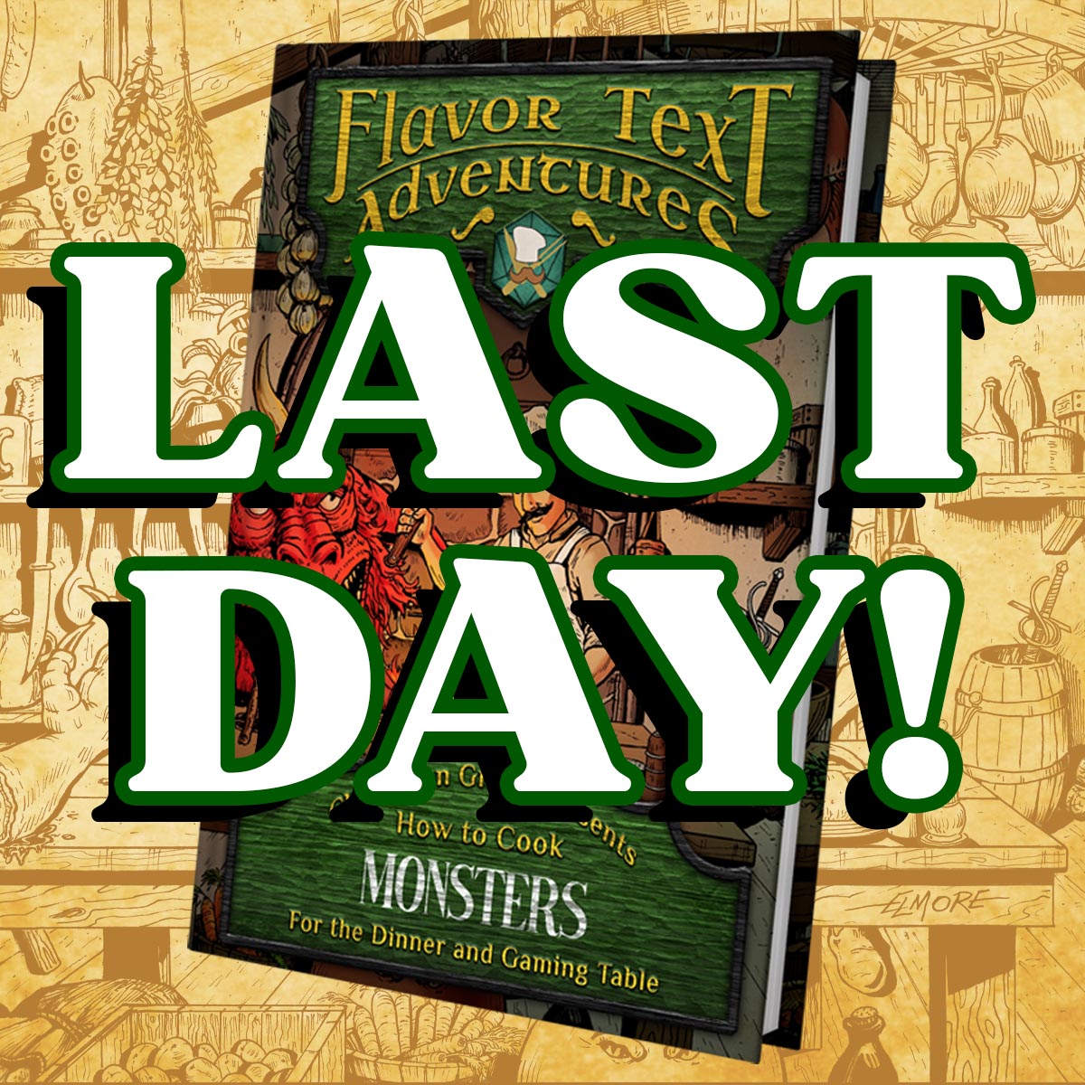 LESS THAN 24 HOURS are left to back Flavor Text Adventures and help us unlock "Just one more stretch goal!"

Learn how to cook monsters for your 5e game and dinner table!

kickstarter.com/projects/flavo…