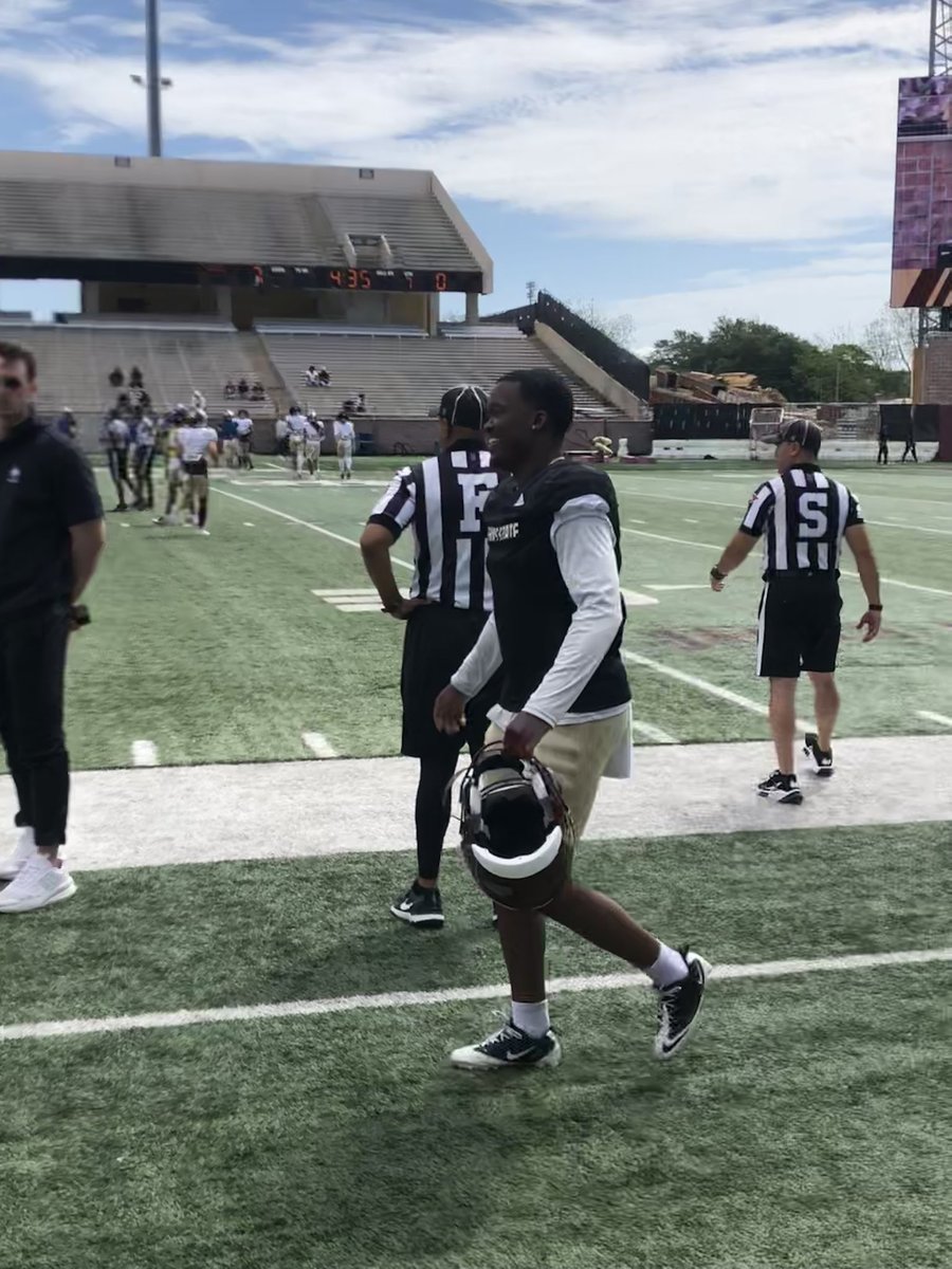 #TXST QB Jordan McCloud all smiles at the spring game.