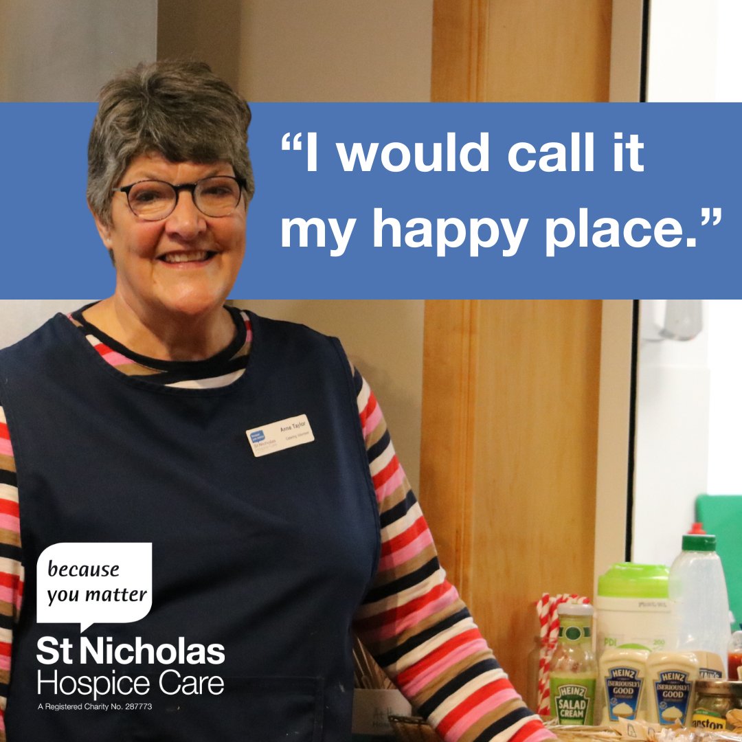 Could you spare some time to join Anne, one of our Volunteer Catering Assistants in our Bistro or our Sylvan Ward? Anne says: 'I absolutely love my Monday mornings with an extremely friendly and supportive team.' You can find out more at: ow.ly/FXgW50ReTsH
