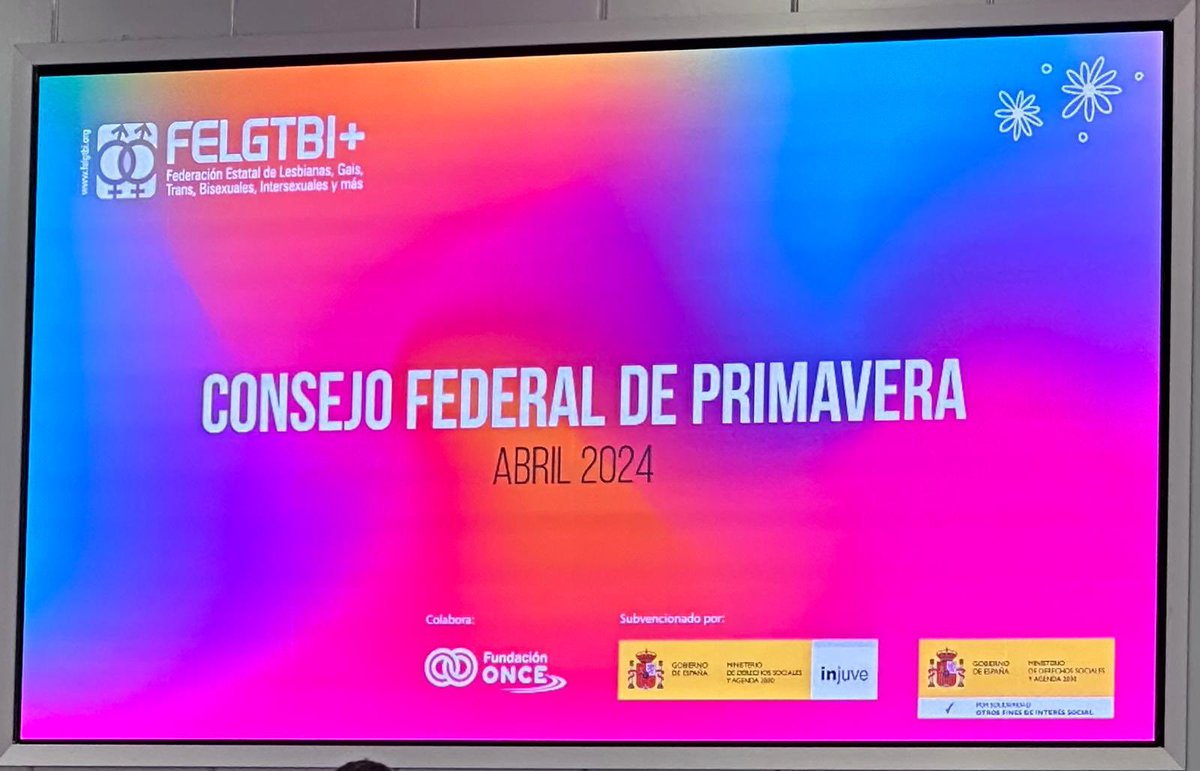 gaylespol's tweet photo. Durante este finde, estamos participando en el Congreso Federal de Primavera de @FELGTBI .
Allí están nuestro presidente Manu Peinado, y nuestro tesorero Segi Olivé.
Aportando nuestro granito de arena !! https://t.co/pYNEDUeUgD
