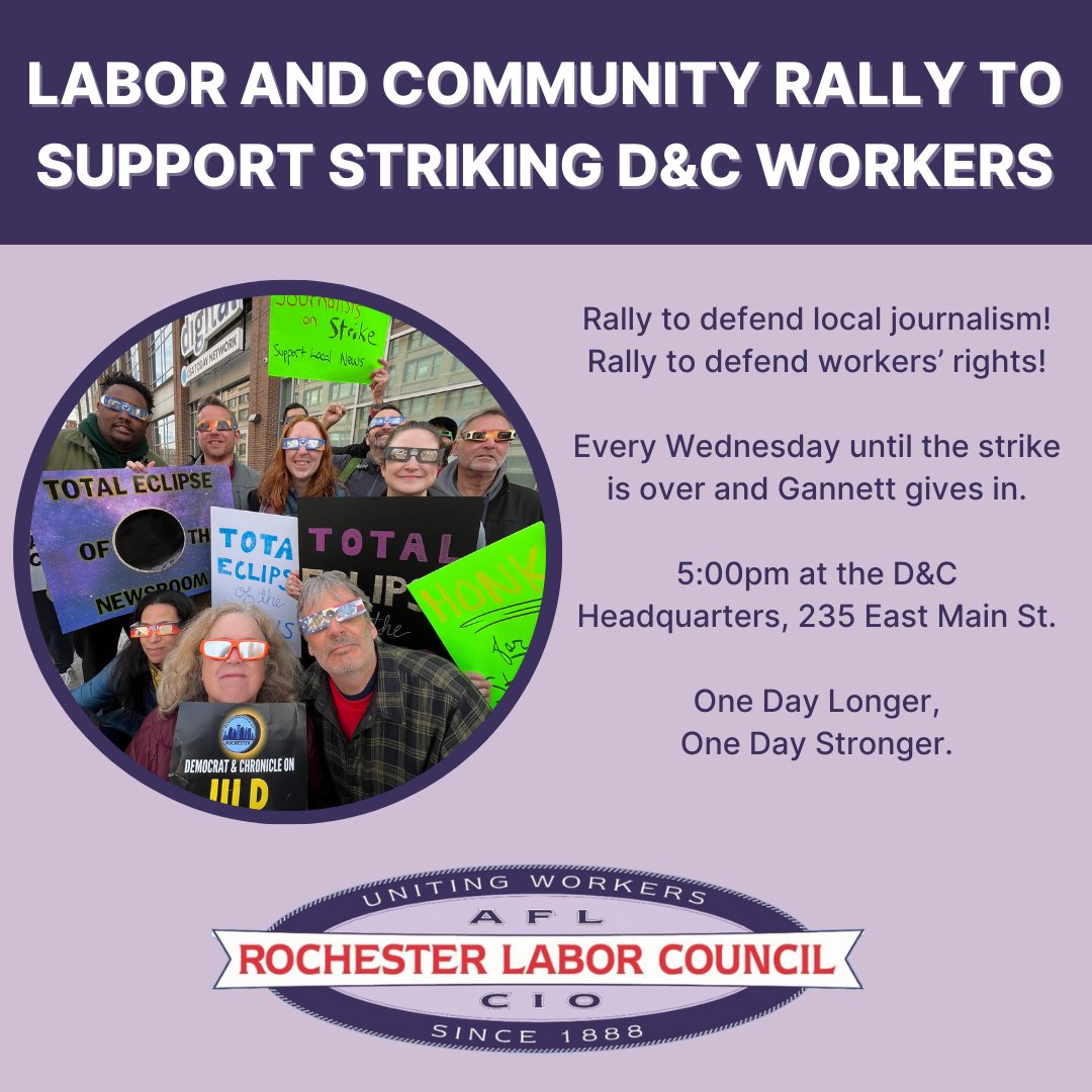 Rochester & Genesee Valley Area Labor Federation tweet media