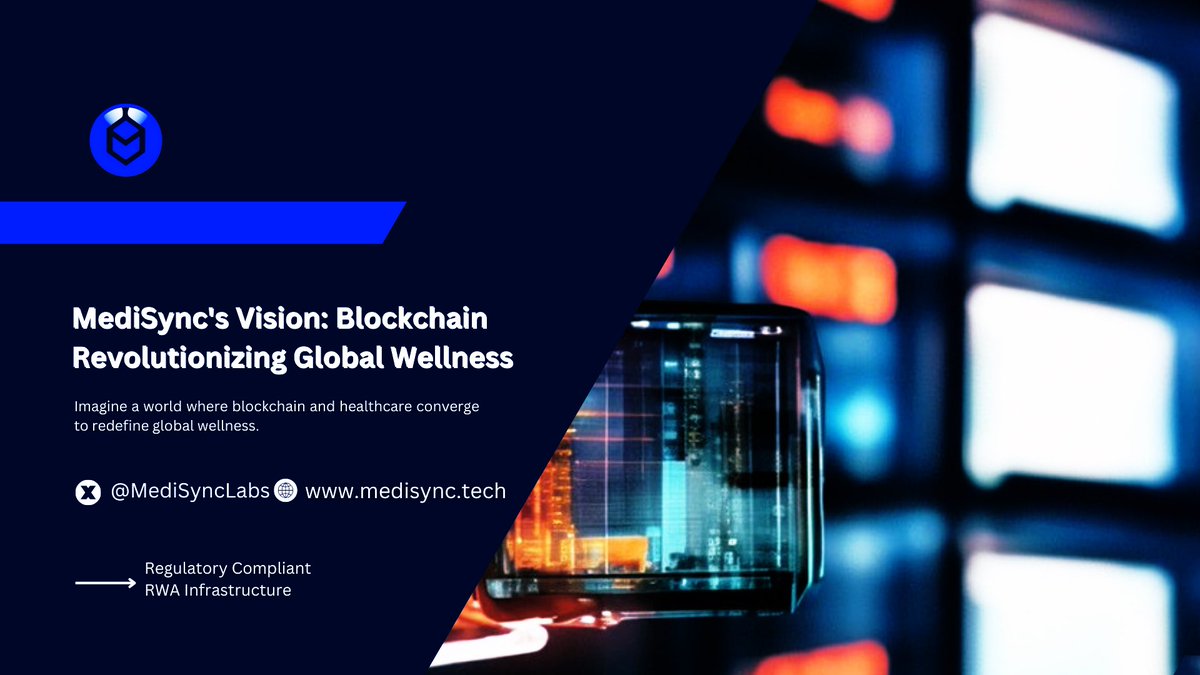 Imagine a world where blockchain and healthcare converge to redefine global wellness. 

🌐 At MediSync, we're crafting a health-centric ecosystem to transform lives and foster a healthier world for all. 🌟 @MediSyncLabs #HealthTech #Blockchain