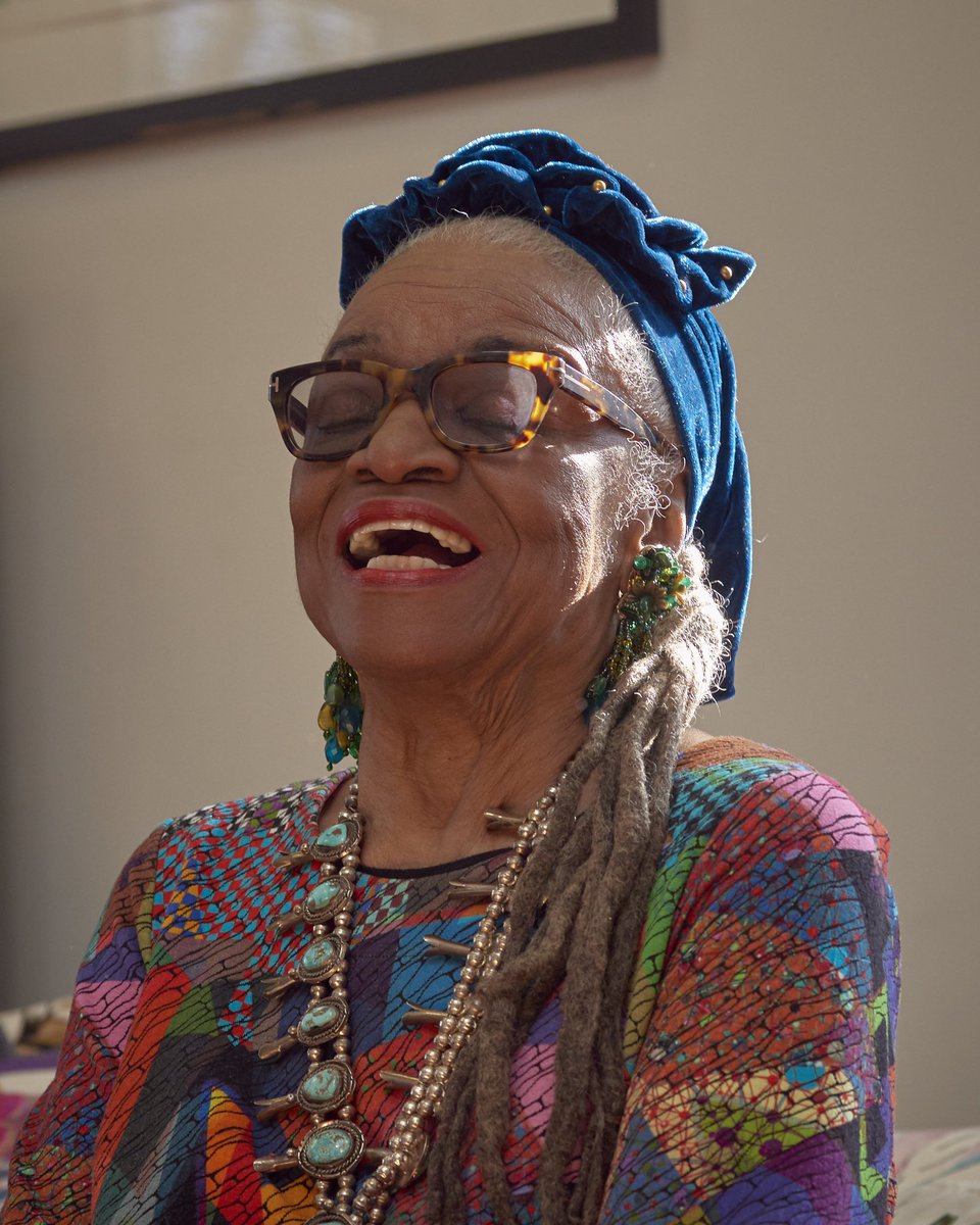 PhotoMeron's tweet image. RIP Faith Ringgold thankful to have met you.