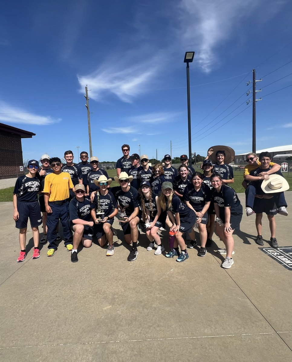 KHS NJROTC took 3rd Place overall at the Hargrave Field Meet today!!! Nice Job Cadets!!