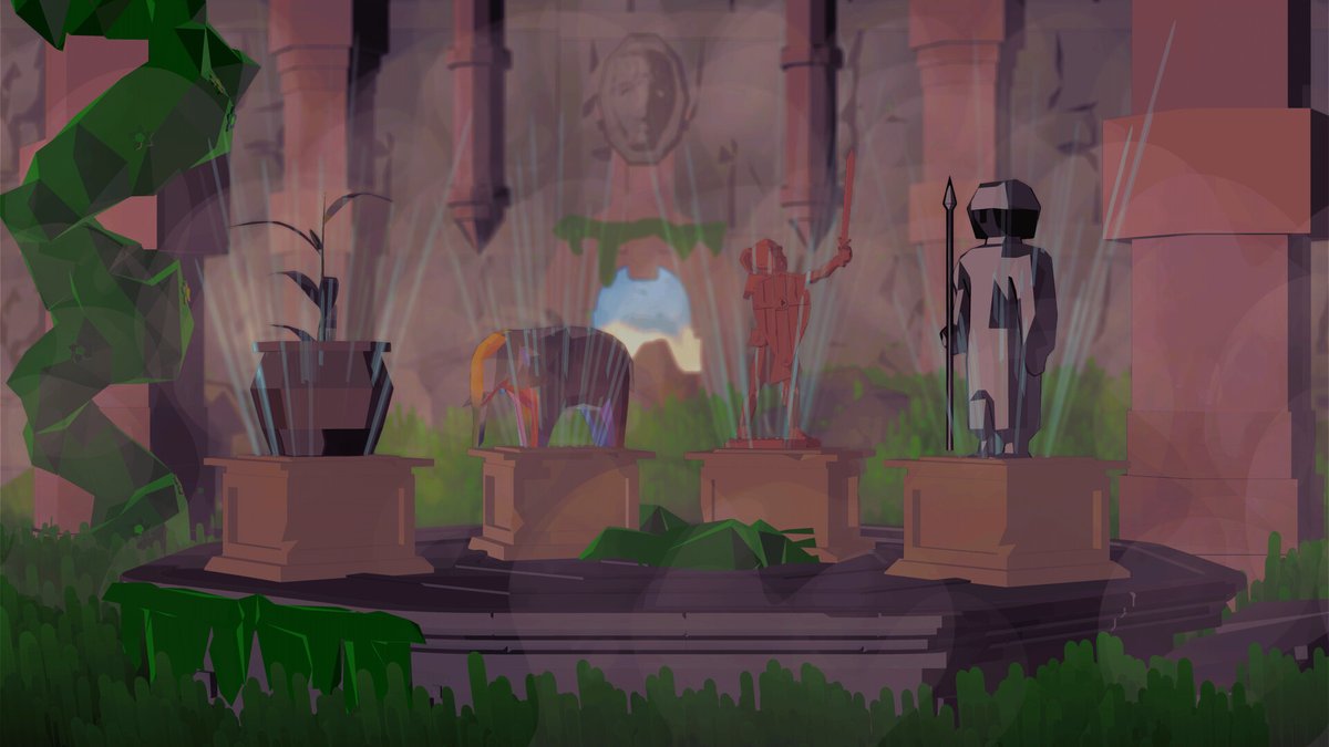 It's #Screenshotsaturday! You can solve the mystery behind each of these statues in Runic: Eternal Sunrise - our narrative drive puzzle game. 

Wishlist on steam: store.steampowered.com/app/1609990/Ru…