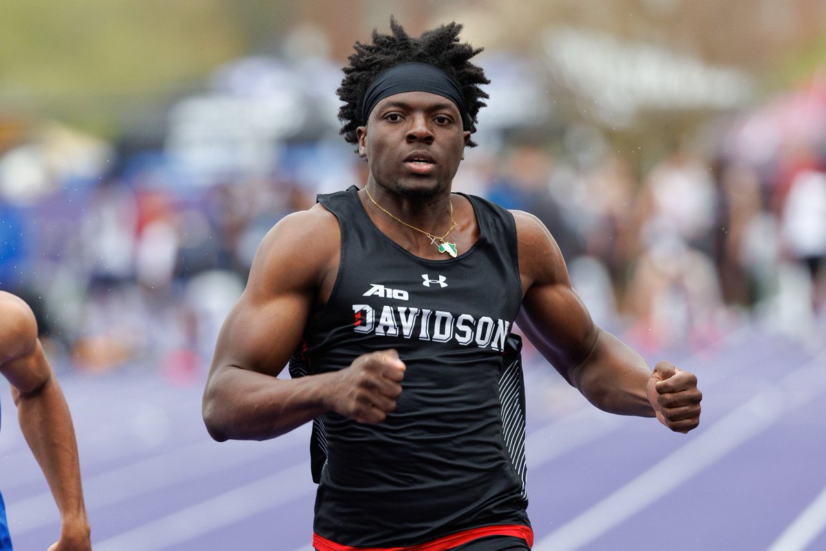 Chinedu Okeke breaks 100M record as 'Cats finish up at Duke Invitational STORY: bit.ly/3VXWN7L #CatsAreWild