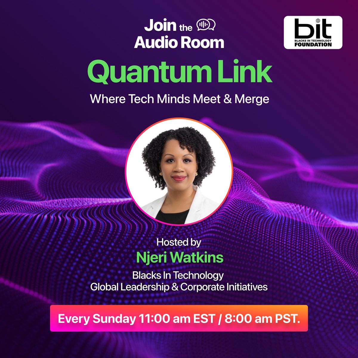 Ready to join the conversation with @blkintechnology? 💻 We couldn't be more excited to welcome @NjeriWatkins to the Fanbase community! In tomorrow's audio room she will share about her role with Blacks in Technology and allow a space for tech minds to merge! #fanbase #tech