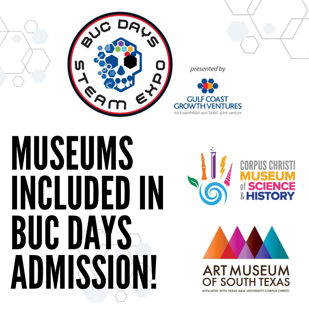 Get set for an adventure! 🏴‍☠️ Join us May 2 through May 12 for #BucDays! 

Savour every moment from dawn till dusk exploring then <a href="/CCMSH/">CC Museum</a> and <a href="/visitamst/">Art Museum of South Texas</a>! There will also be indoor shopping, a petting zoo, and more! 

Learn more at bucdays.com.

#CorpusChristi