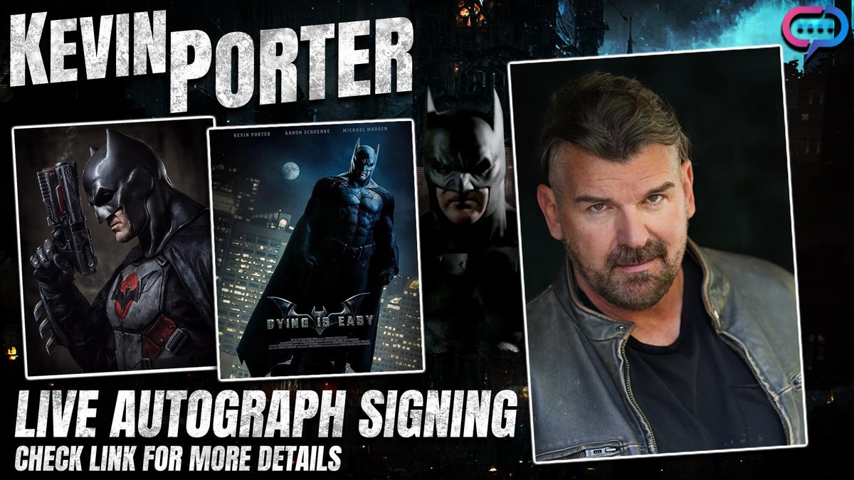 NEW DATE! The amazing Kevin Porter, famously known as Batman from the Bat in the Sun, will be signing exclusive prints LIVE this Tuesday, April 16th! Details in link: hubs.la/Q02sMxbc0 #batman #batinthesun #kevinporter #streamily