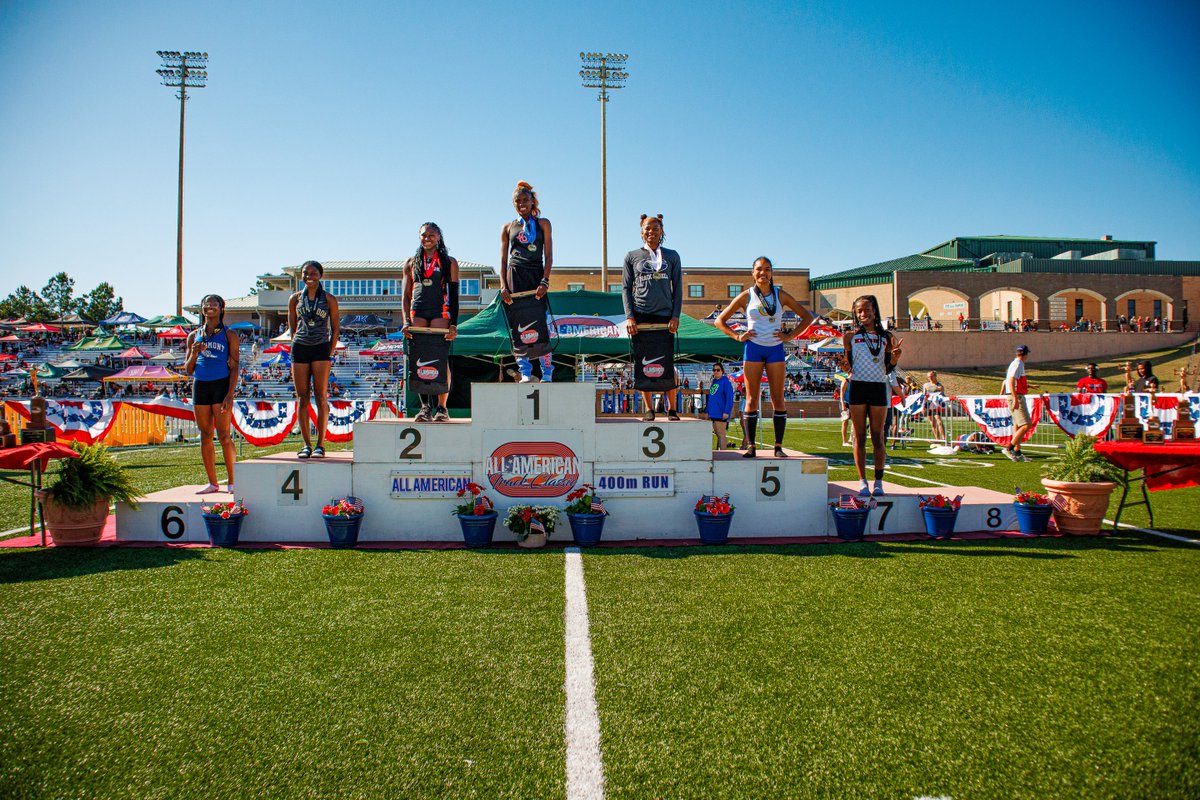 Journee Gordon - Girls 400m Dash All-American Champion; 57.35