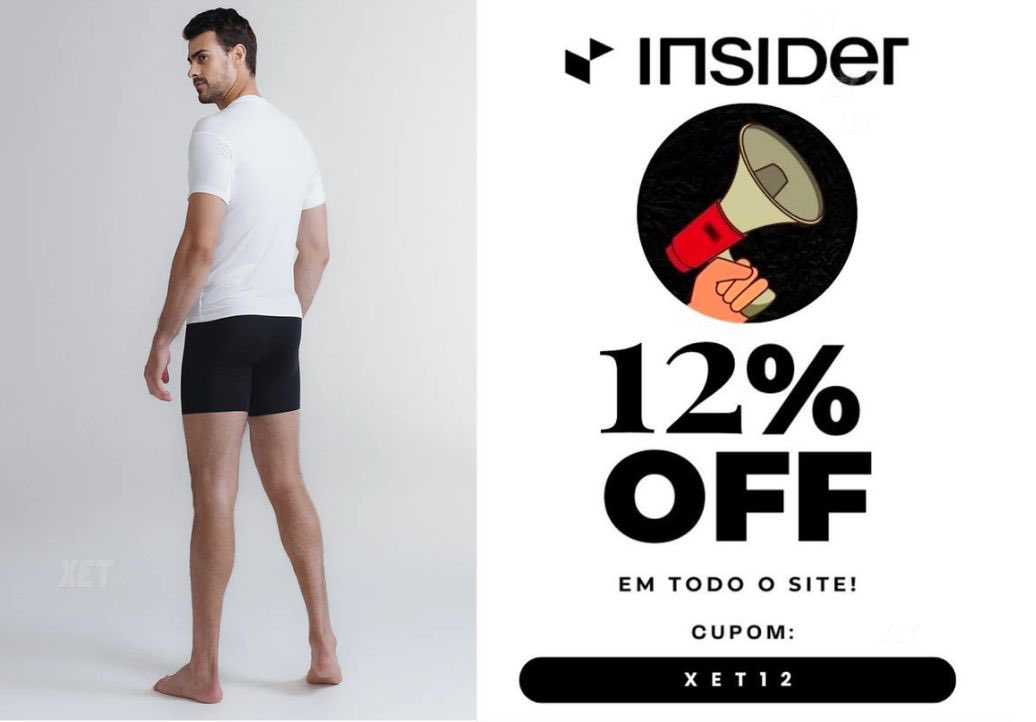 SIMPLESMENTE XET & INSIDER as peças da Insider são anti odor, não desbotam e não precisa passar. Eles lançaram a nova campanha de Underwear: ainda + qualidade, novas cores e MUITO conforto, como se fosse a própria pele 12% OFF no site com o cupom XET12 bit.ly/4cihjFT