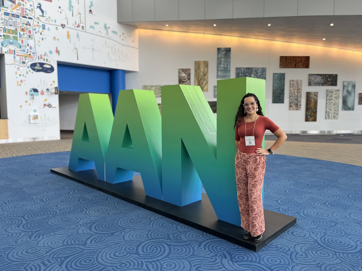 My first #AANAM! So excited to learn the latest updates in Neurology here in Denver.