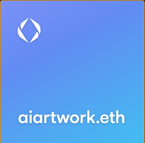 Arts and Ai's #ENS 🤖👀👀💥

Aiarts.eth~7ETH
Aiartwork.eth~9ETH

Opening to bids    @ensvision

❤️🔁🙏🚀🚀🔥

#ensdomains #web3names #web3domains #AIart