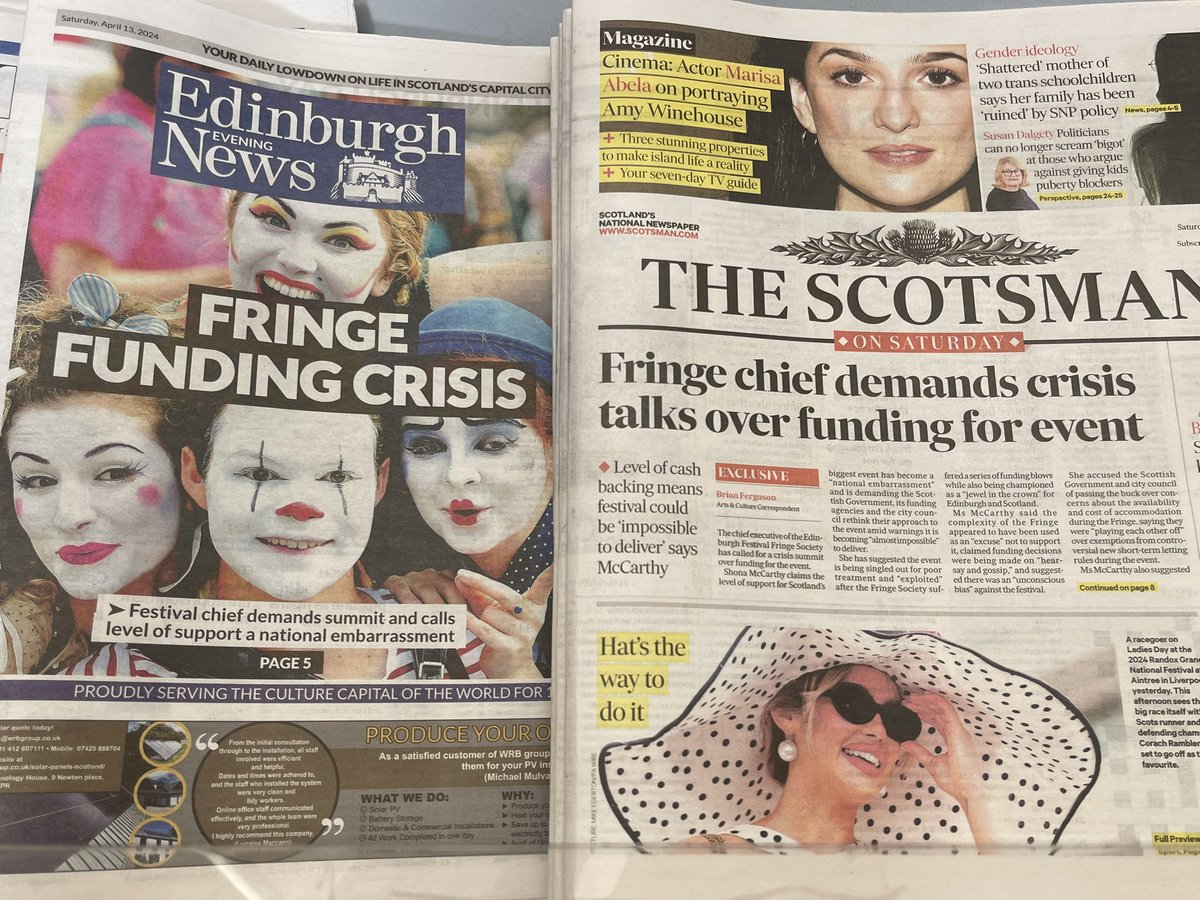 📰 Read all about it! 📰 
scotsman.com/whats-on/arts-… 
@edfringe #Edfringe @edfests