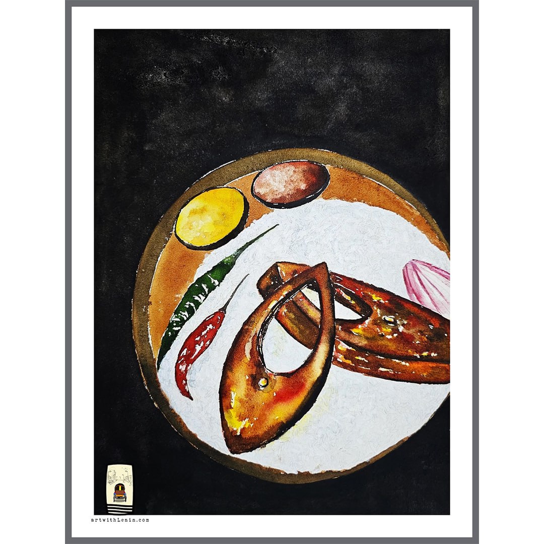 ArtWithLenin's tweet photo. ||Bengali in fish and rice

41x29cm on paper 

https://t.co/MPiJVT1PO1

#artgallery  #creative #paint #watercolor #watercoloronpaper #artlife #illustration #sketchbook #artwork #handdrawn #artcollector #streetart #drawing #watercolorpainting #artwithlenin https://t.co/4Ab9EIAGFk