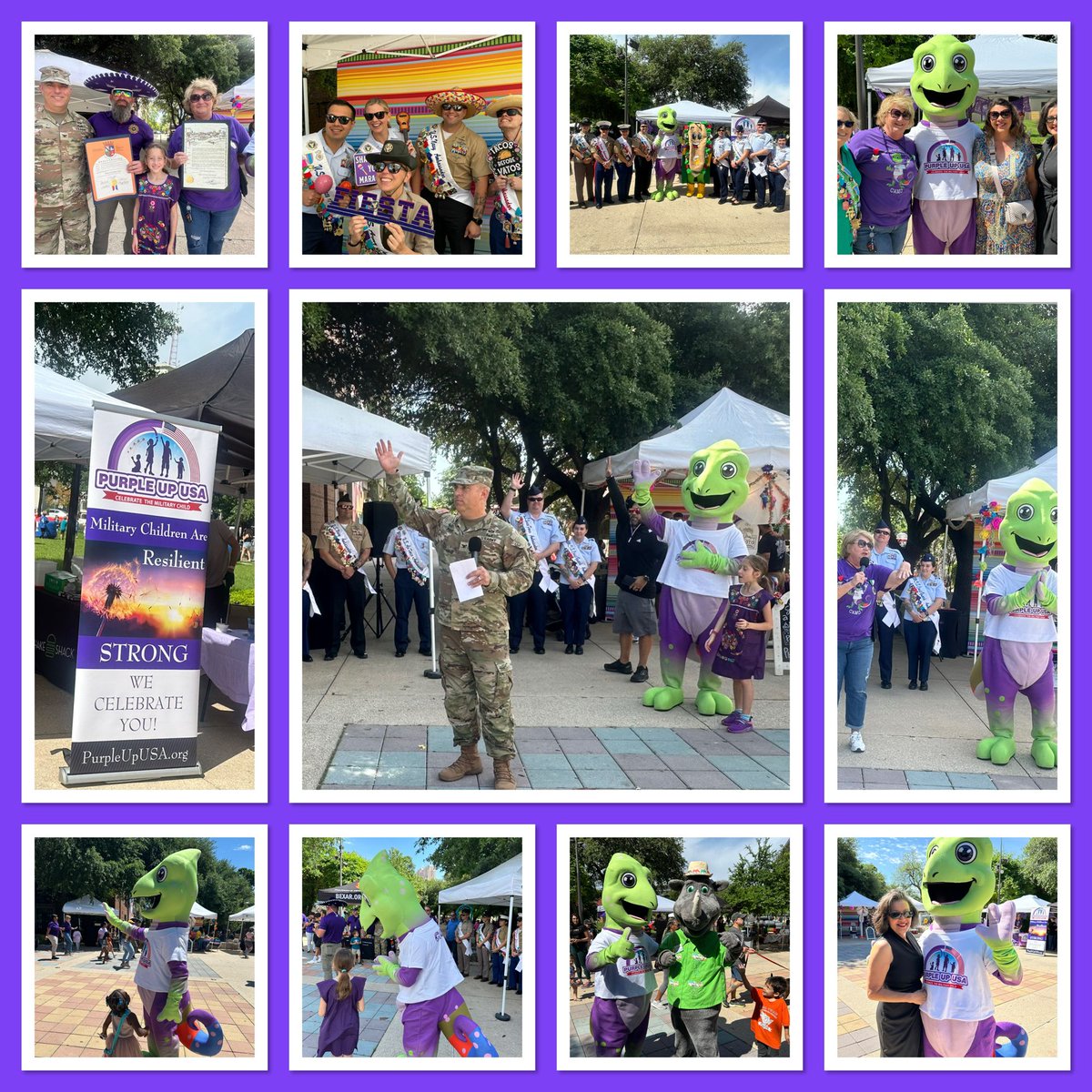 Great day celebrating the military child at the Hemisfair. Thank you to all the organizations that attended! Loved seeing so many children and military families. What a wonderful community event.