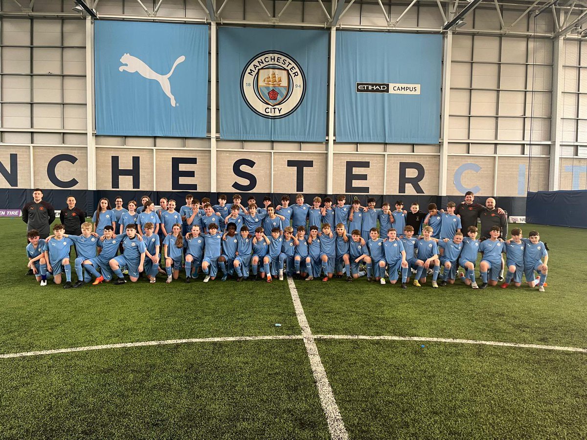 An awesome experience for our @whs_cardiff pupils as they had their first training session with @ManCity coaches ⚽️ #ManCityTour