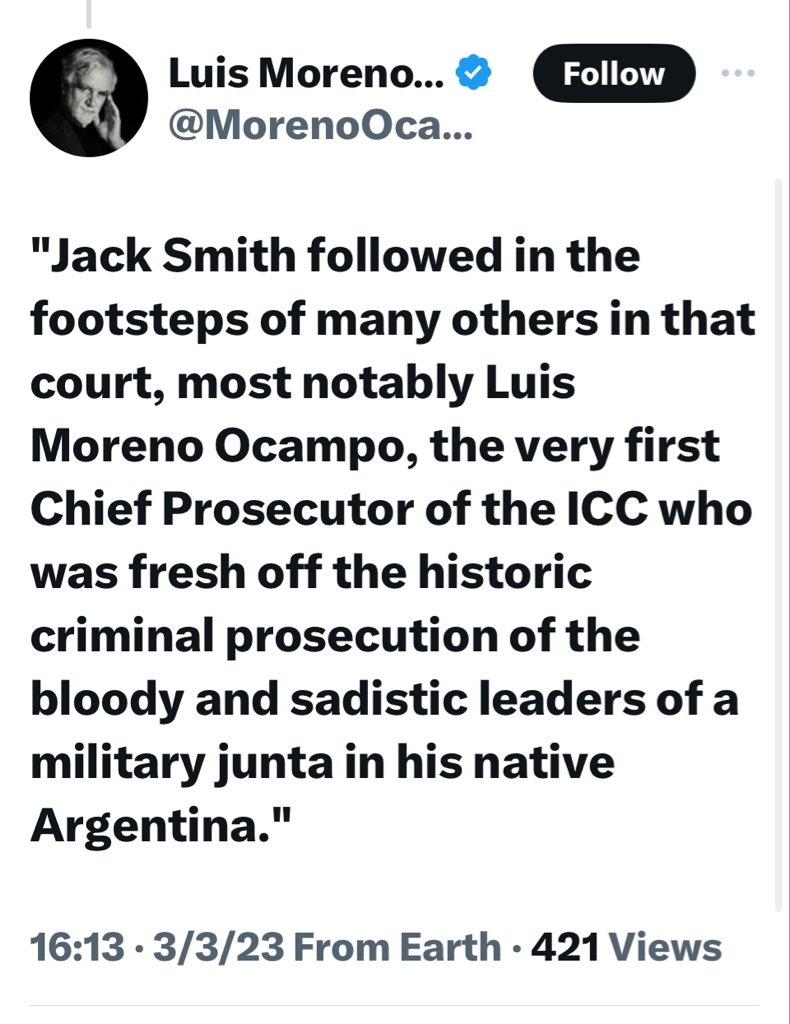 🔥🔥🔥Huge! It looks like I really did find the beginning of globalization of our courts, and it’s 💯 Soros linked! And it also STRONGLY links to The Hague, Office of the Prosecutor of the International Criminal Court, where Jack Smith worked. Jack Smith was pulled from there
