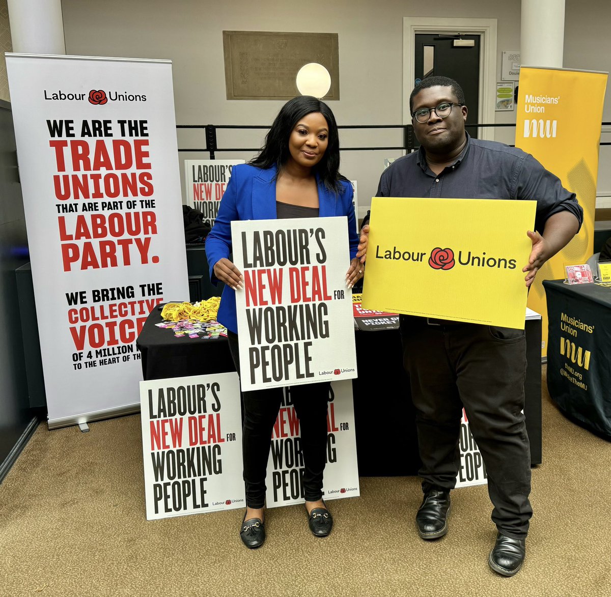 NicolleNdiweni's tweet photo. Always good to see our trade union colleagues at the TUC Midlands Region Annual Conference today at lunchtime in Derby. Our fight for better continues on all fronts. In our communities & in our workplaces #unions #fightforbetter #unitedwewin #VoteLabour https://t.co/10K6NM3iPD