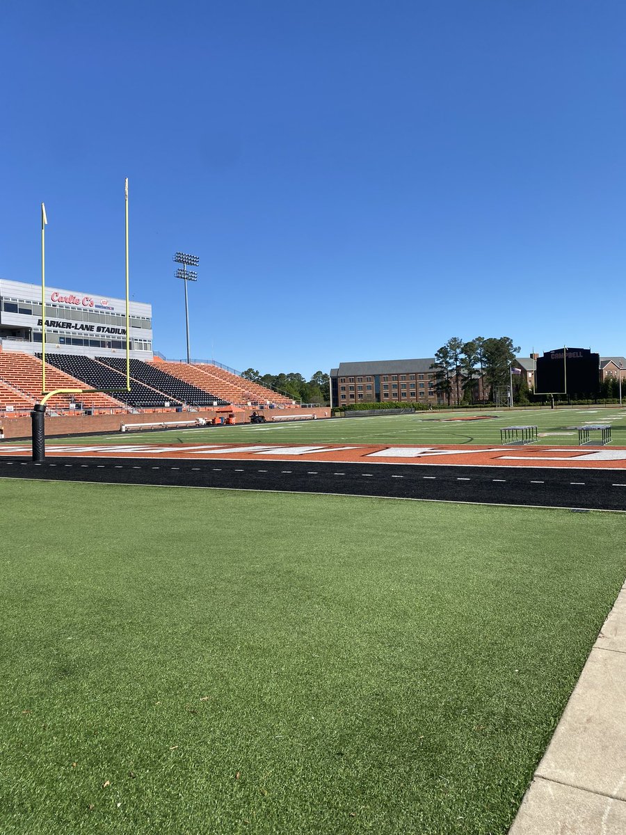 Had a great time at <a href="/GoCamelsFB/">Campbell Football</a>. Loved coming out to watch the spring game. Thanks to <a href="/CoachAWin/">Aaron Winchester</a> for having me out <a href="/CoachAdrian_/">Coach A 🏈</a> <a href="/CoachOsbey/">Perry Osbey (Coach P)</a> <a href="/Coachward1/">Weslee Ward</a> @Coach_Giddings <a href="/Prov_Football/">🅿️rovidence Football</a>