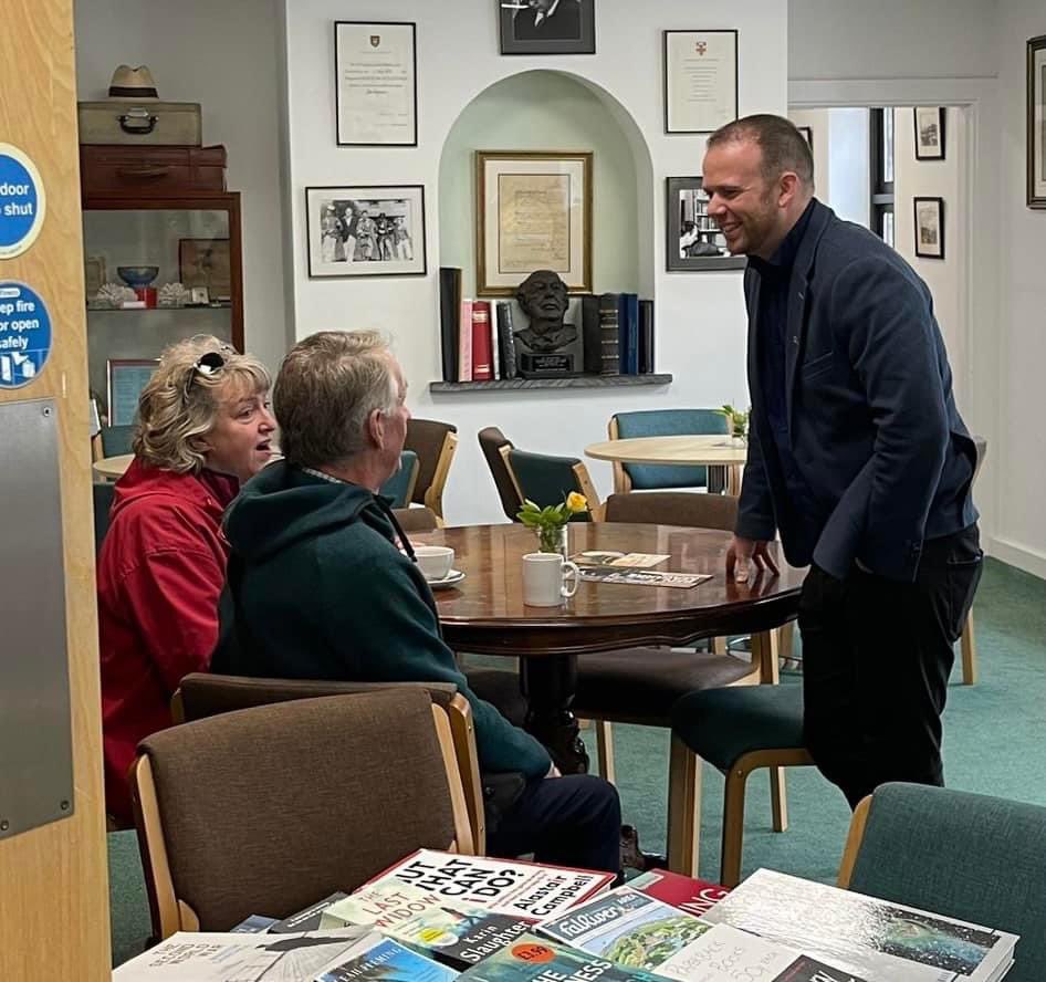 Brilliant coffee morning in Wadebridge followed by an afternoon community meeting in Tintagel and then capped off with a wine evening in St Tudy. It is a privilege to be the candidate for such a fantastic team! 🔶🌊☕️🍷