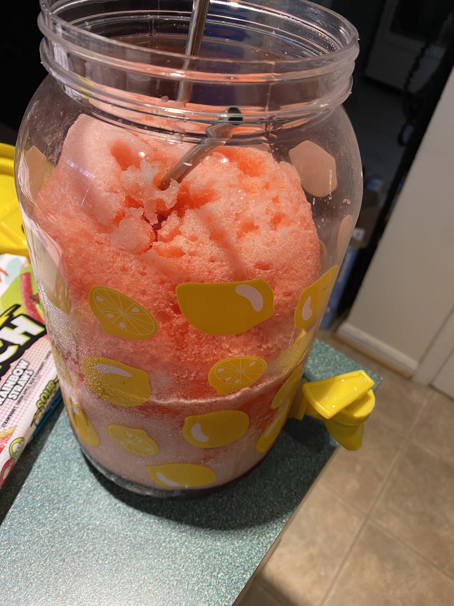 When 7-11 advertises bring your own container for slurpees and my kids get creative 😅 #SlurpeeDay