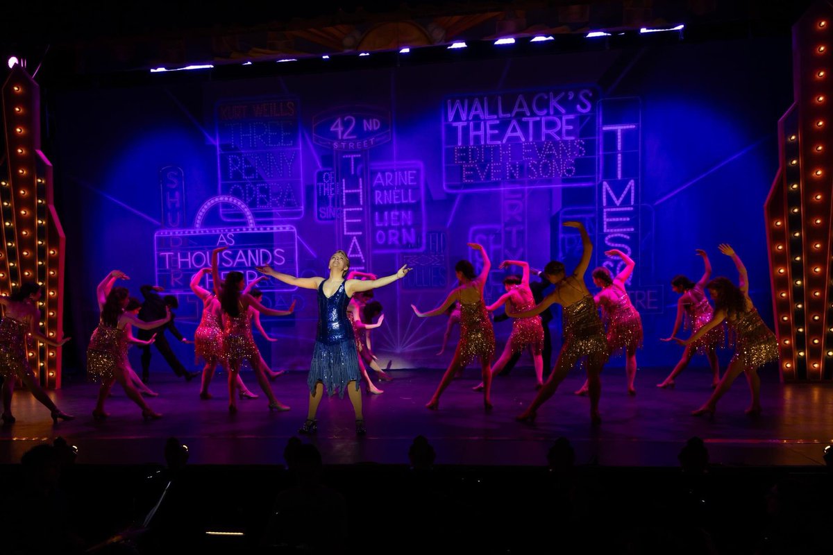 TWO MORE CHANCES TO SEE 42ND STREET!! Tonight at 7:00pm and tomorrow at 1:00pm!! Tickets are limited and will be sold at the door!!! Photo credit to Bill Leicht