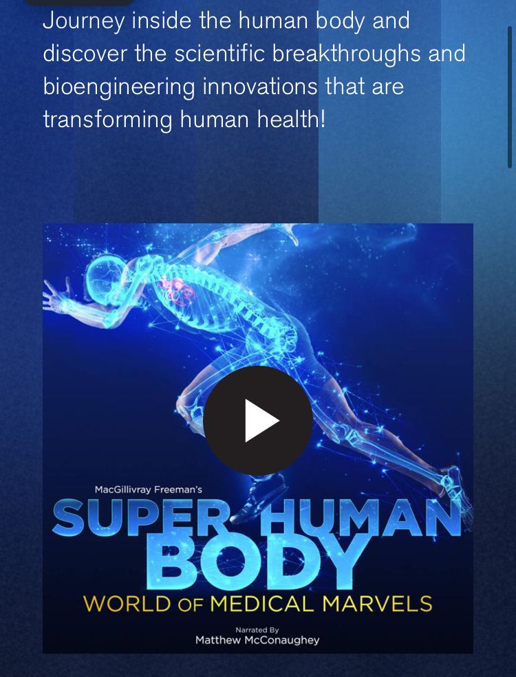 Superhuman Body: World of Medical Marvels | Museum of Science buff.ly/3xDh8oP Our kids learned about CAR-T therapy!