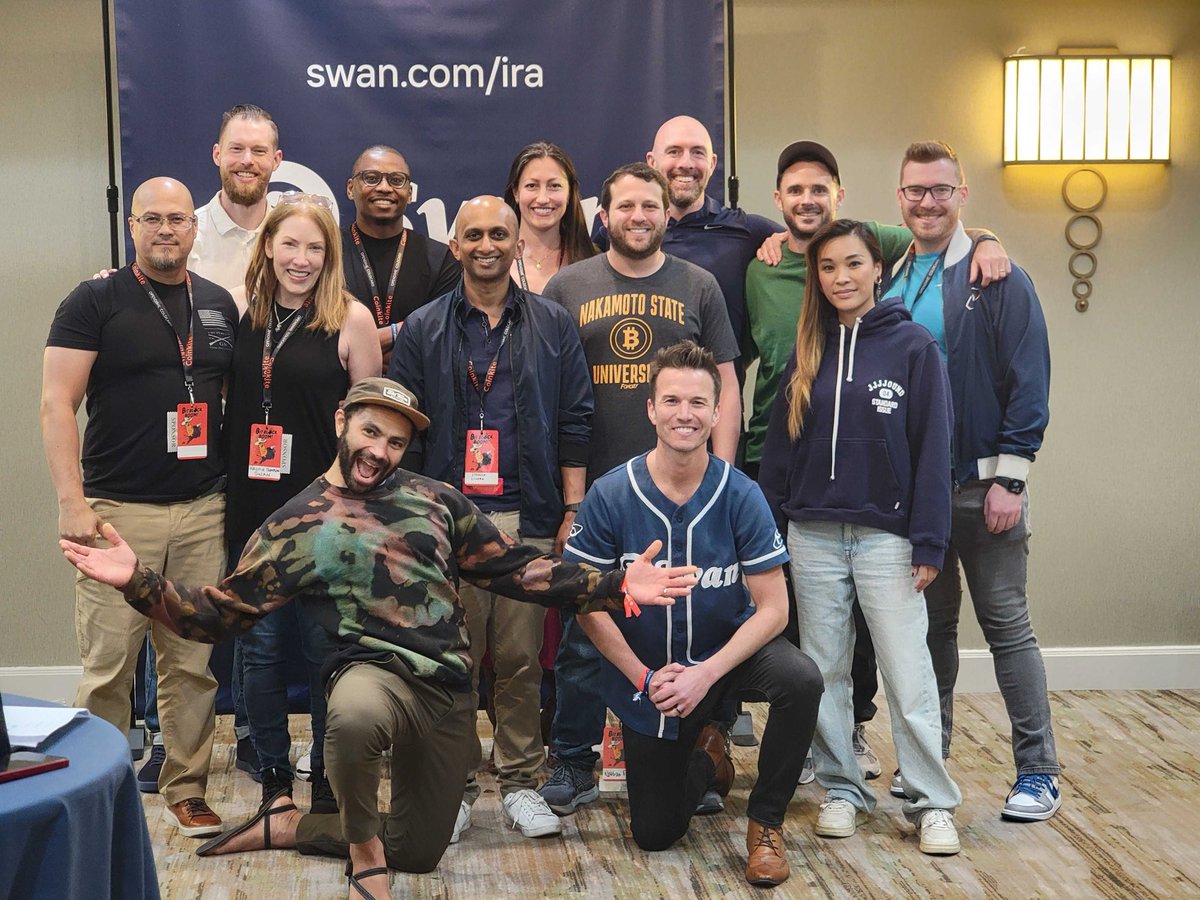 Swans are out in force at <a href="/bitblockboom/">BitBlockBoom - April 9th - 12th 2026</a>!

Stop by the Swan Lounge for happy hour. We’re excited to meet you!