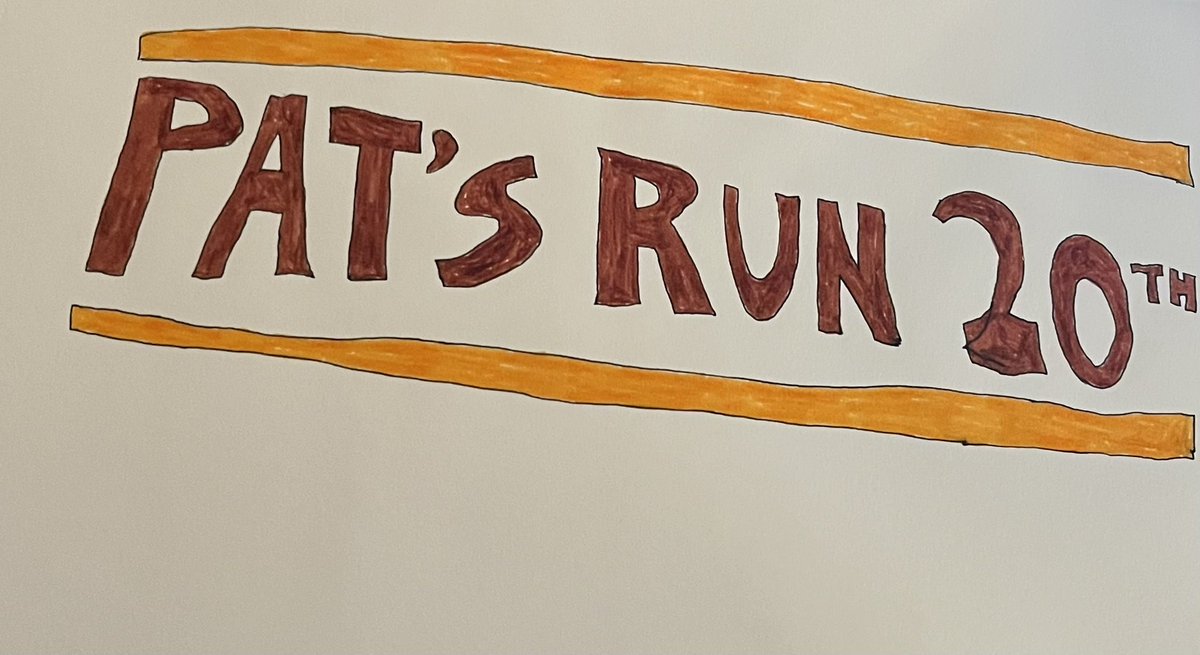 My 20th Pat’s Run artwork #2024art #patsrun #handdrawn #sundevilemilysart #patsrun2024