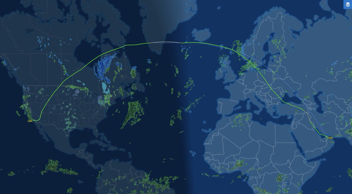 My flight path to Dubai may have to change. Just a hunch, but I'm onto something.