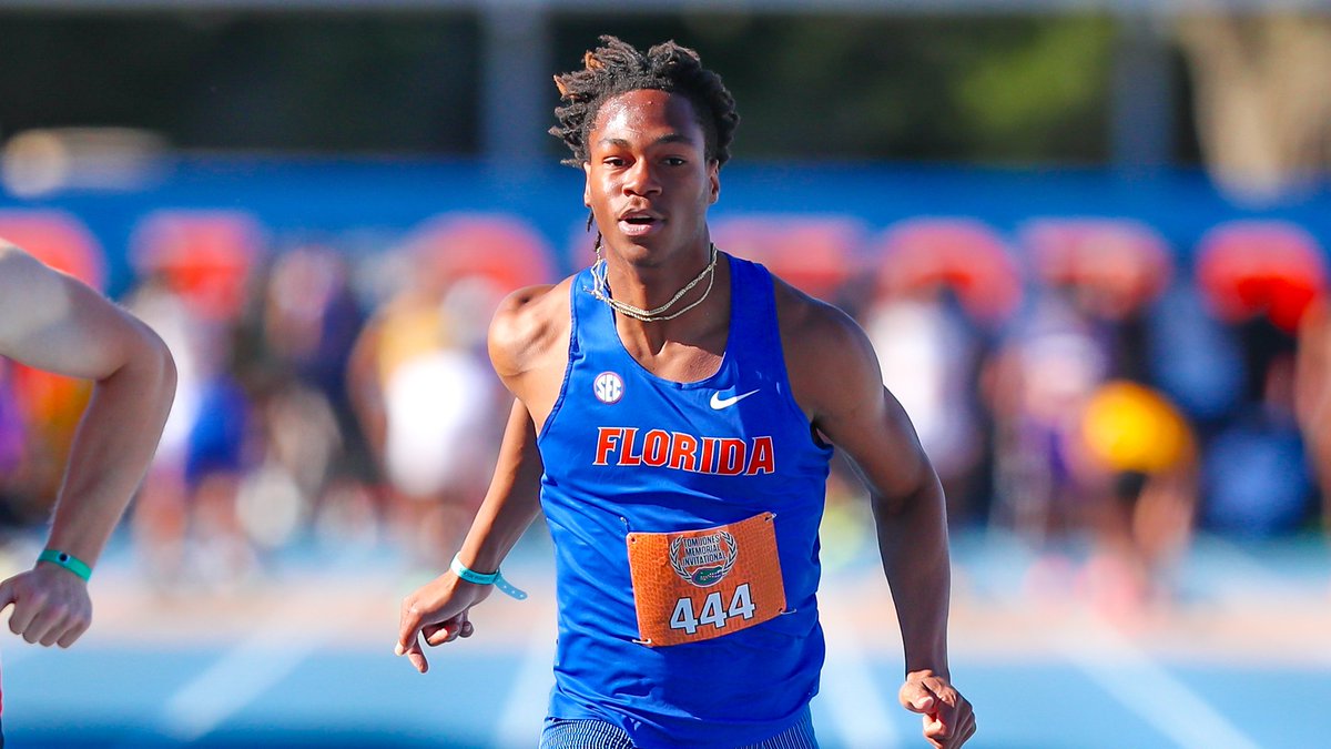 GatorsTF's tweet photo. 4⃣ Gators in the 100m ⬇️

Anthaya Charlton - 11.57

Malique Smith-Band - 10.46
Ryan McCloskey - 10.67
Kevar Williams - 10.87 | PR

#GoGators 🐊 https://t.co/uodILsXNHg