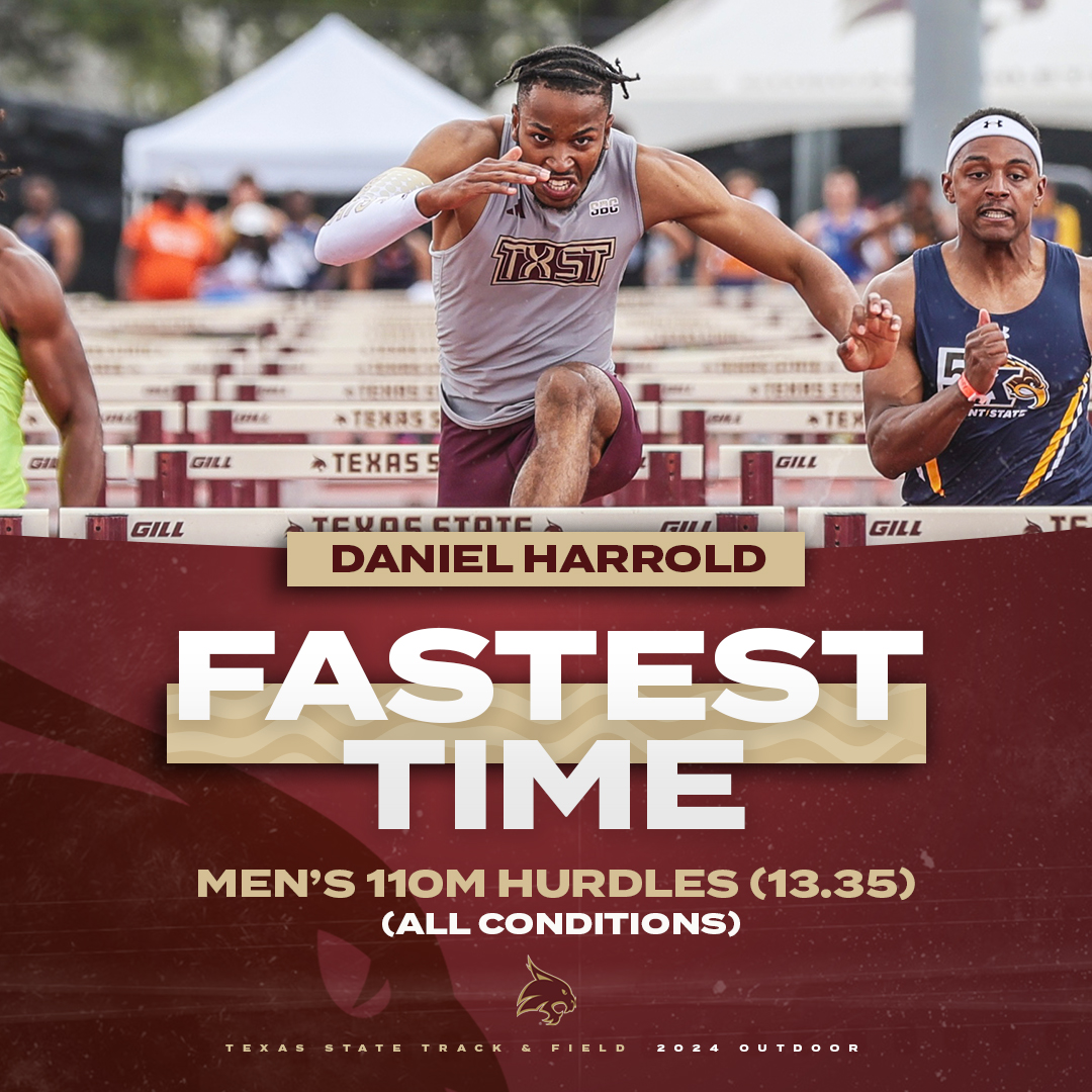 Daniel Harrold Strikes Again 🚨🚨🚨 🥈 Daniel Harrold - 13.35 (2.5) Fastest all-conditions time in school history and third in the NCAA this season #EatEmUp