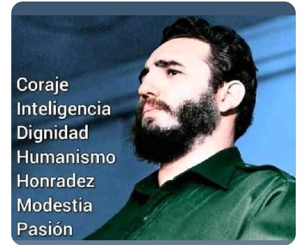 A los cubanos nos enseño Fidel Castro Ruz a cultivar valores y a defender los mismos a cualquier precio y sacrificio,#Cuba,#SanctipíritusEnMarcha,@AbelPrieto11 ,@DiazCanelB ,@DeivyPrezMartn1 ;@AlexisLorente74 ,@MMarreroCruz ,@Robertomoralesojeda