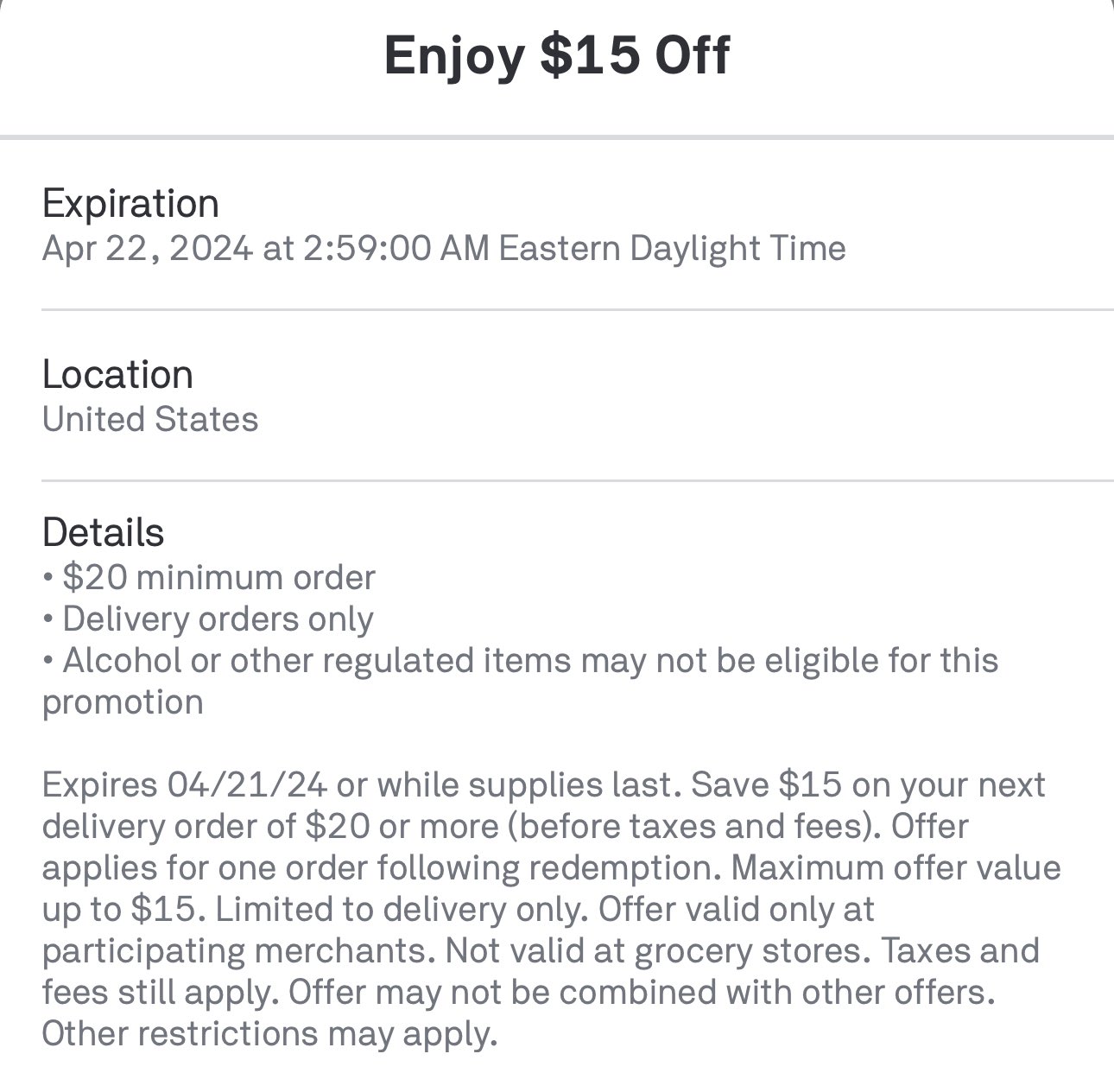 Lord Of Savings Hot Deals Discounts More on X Postmates Code Enjoy 15 Off 20 Delivery Orders Use code SAUCEBAR in the promotions tab LRDeal https t l8YPVAjC3w X