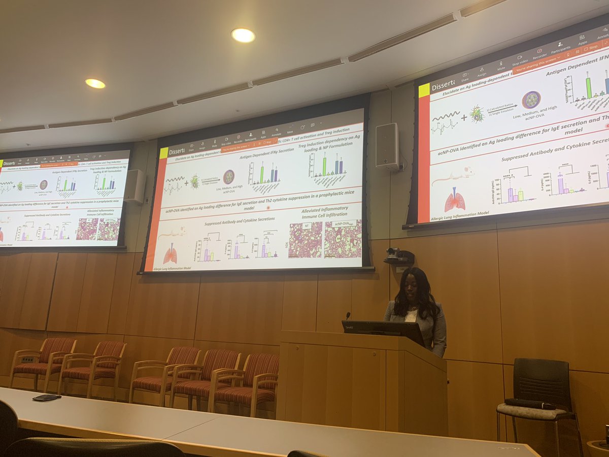 Huge congrats to the newly minted Dr. Brianna Scotland @briscotland95!! She defended her PhD yesterday and gave a fantastic presentation 🎊 on the development of new nanoformulations for allergen-specific tolerance. The third PhD from our group 😁 So happy for you!!