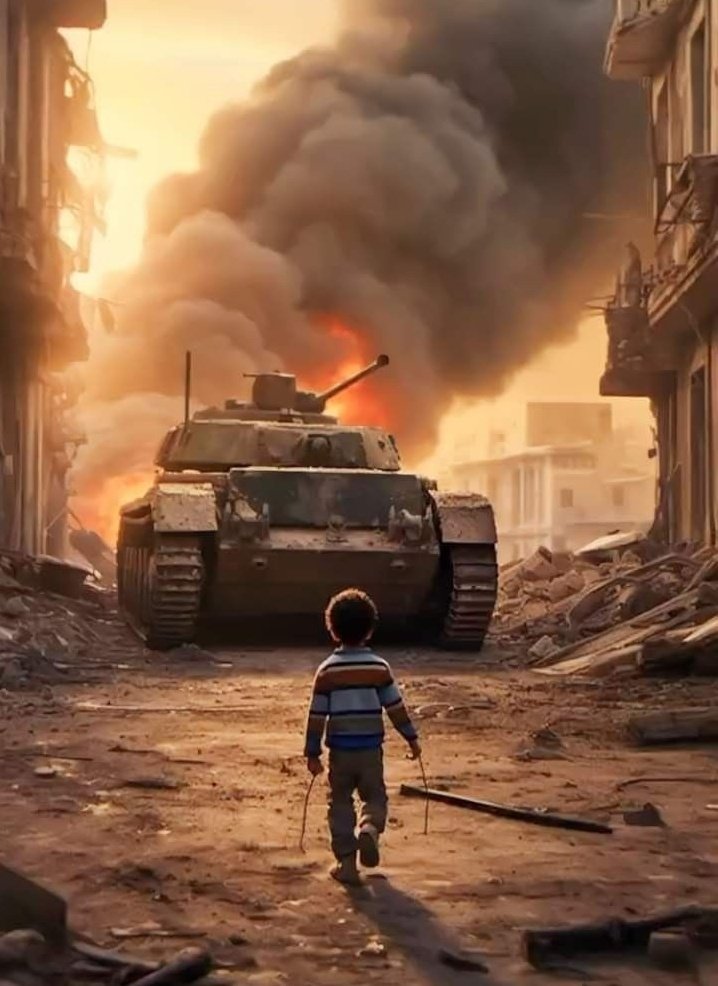 Çocuklar ölmüş.'Desem. 'hangi taraftan?' Derler. Çocukların tarafı olmaz ki...' #savaş
