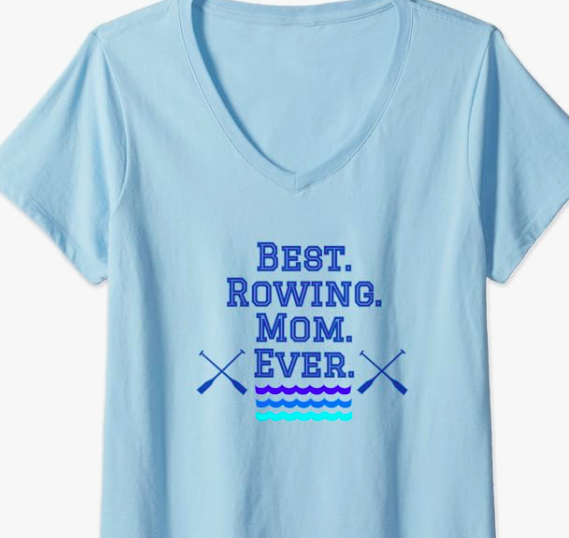 Our Best Rowing Mom Ever design wins the boat race! Perfect for the mom who goes to all the regattas Also available in pink lettering Buy yours: a.co/d/gkcO9TL #BuyIntoArt #RowingMom #BestRowingMom #CollegeRowing #HighSchoolRowing #Regatta #RowingGifts
