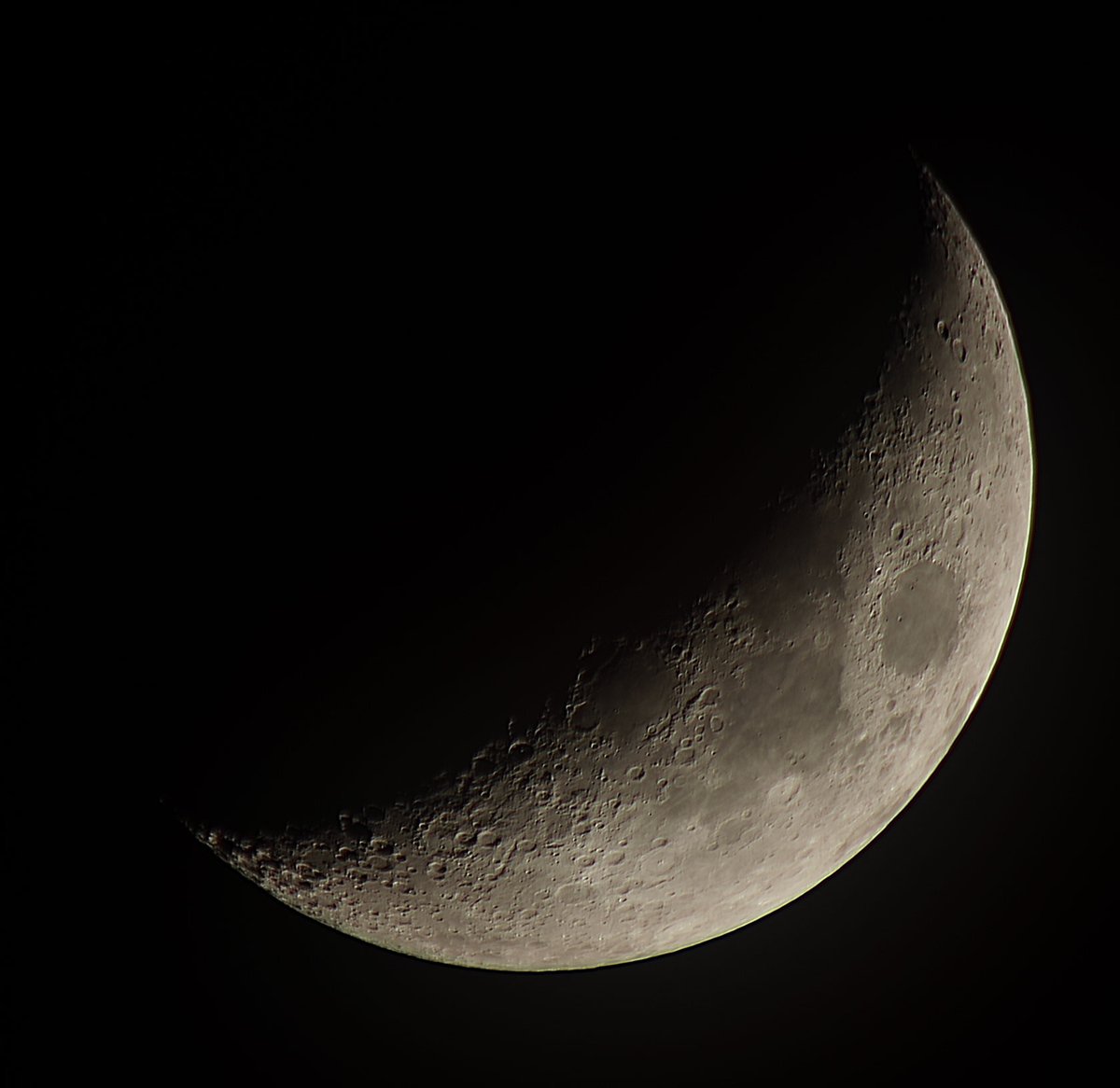 Things are looking up..saw the Moon tonight, through cloud of course. First sighting and image since 15th March and it is the same phase! #moon #moonhour #lunar #astrophotography #astronomy