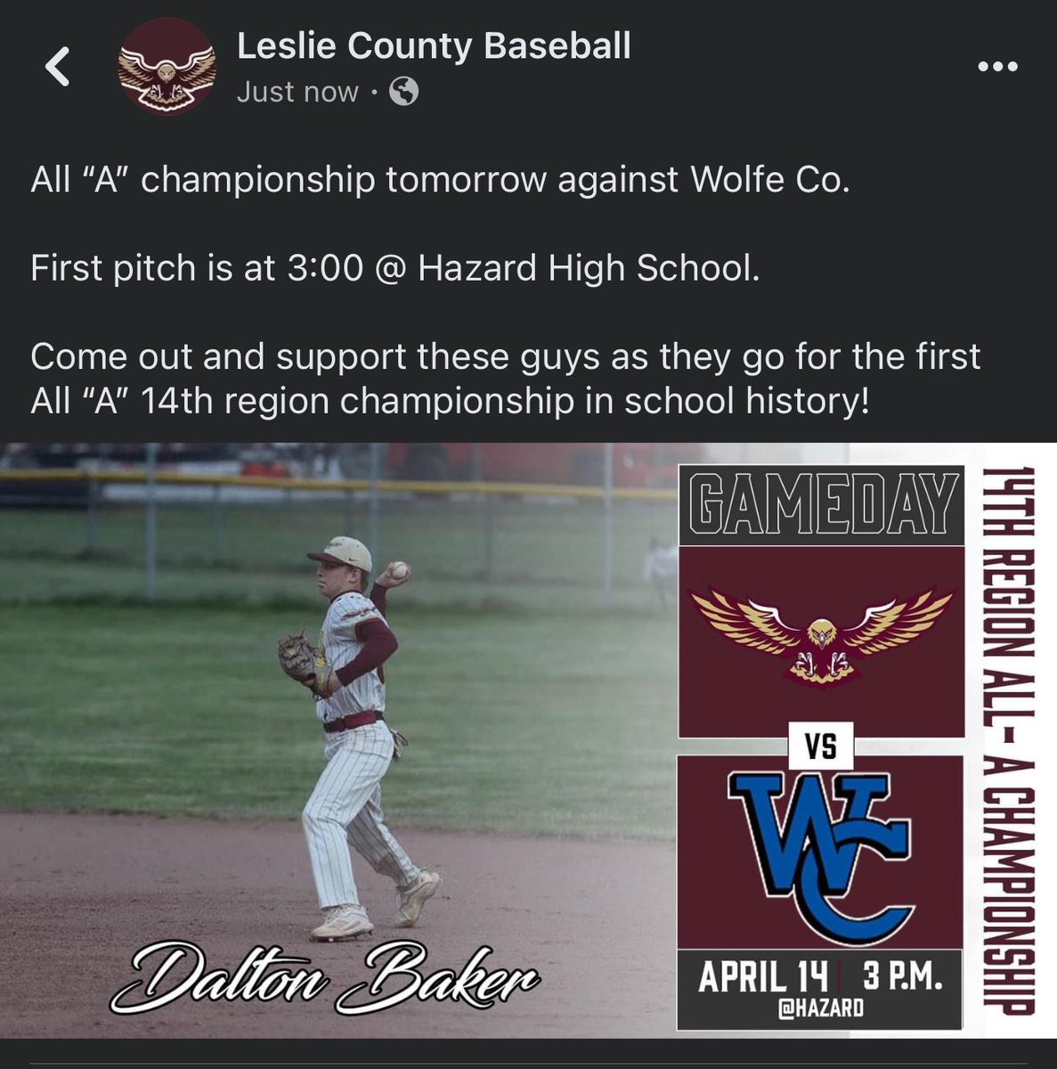 Leslie County Baseball tweet media