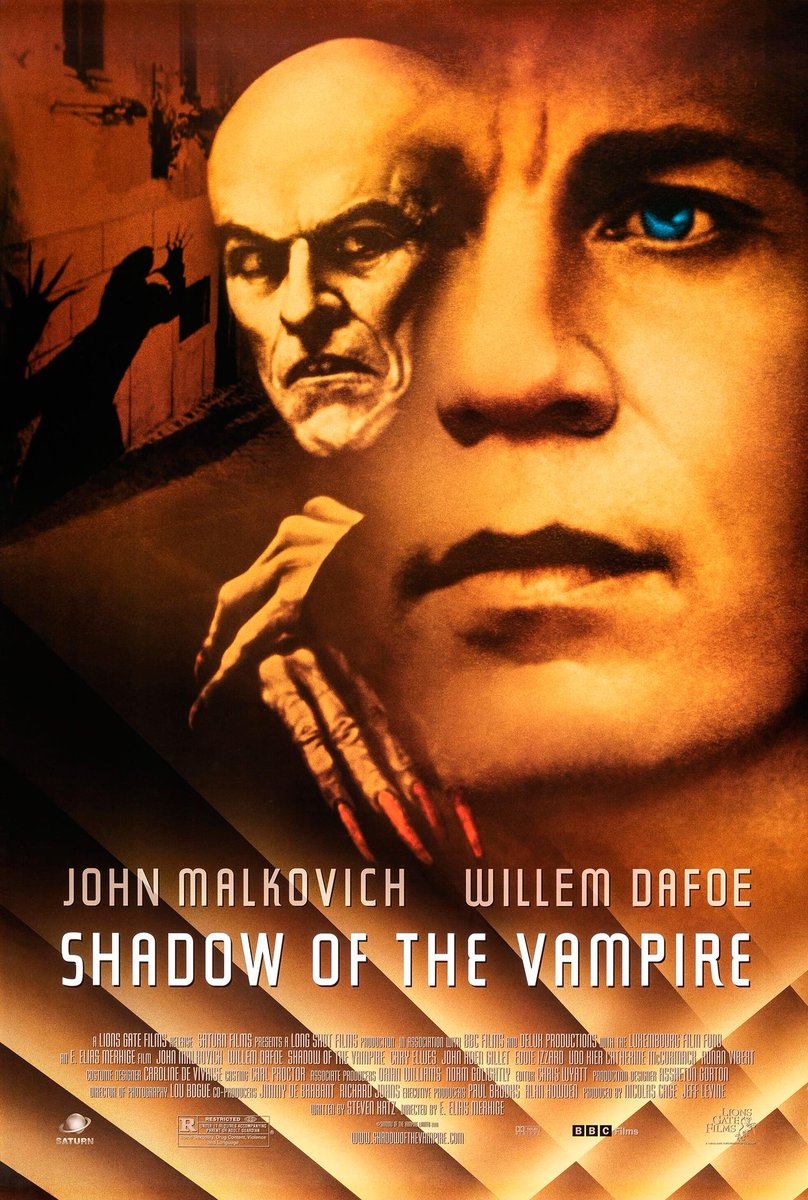 StevenHeynow's tweet photo. Today's Movie 
#ShadowOfTheVampire https://t.co/eeZG6a1XTS