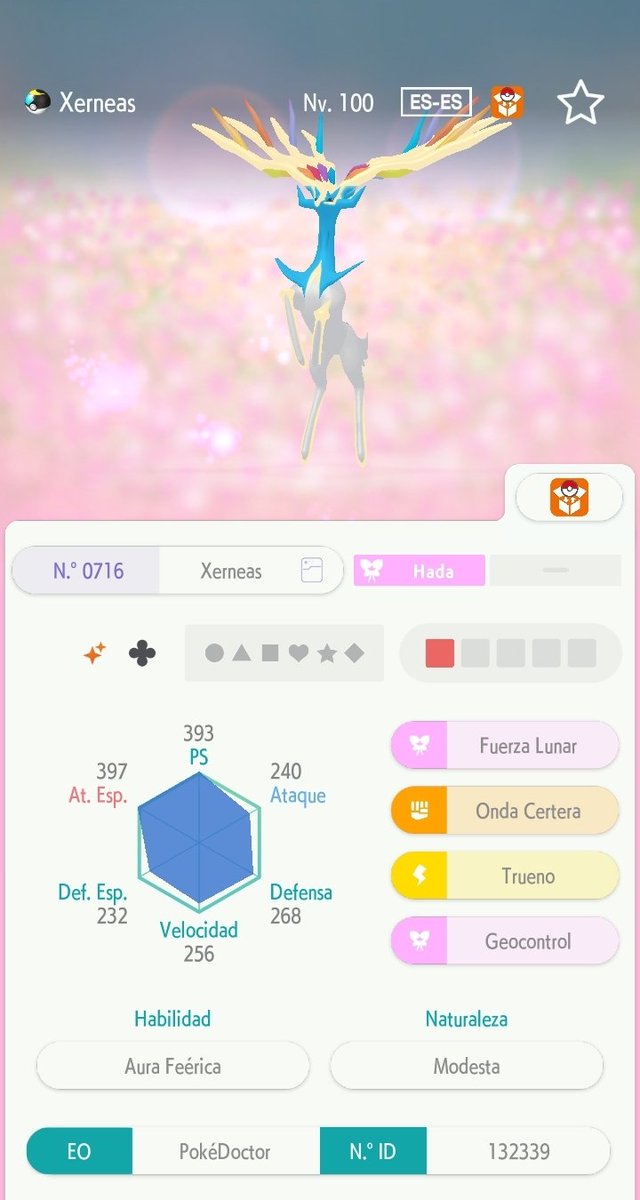 Pok3Doctor's tweet photo. 💜¡Hola PokéPacientes!💜 

🌟 Xerneas Shiny en reparto por GTS🌟

💫 Pokémon a repartir: Xerneas Shiny (nivel 100)
💫 Pokémon solicitado: Impidimp (nivel 21 al 30)

✨Solo uno por persona✨

🤩Postea tu Shiny al recibirlo🤩

Hay 60 https://t.co/dPdlBnHYuK