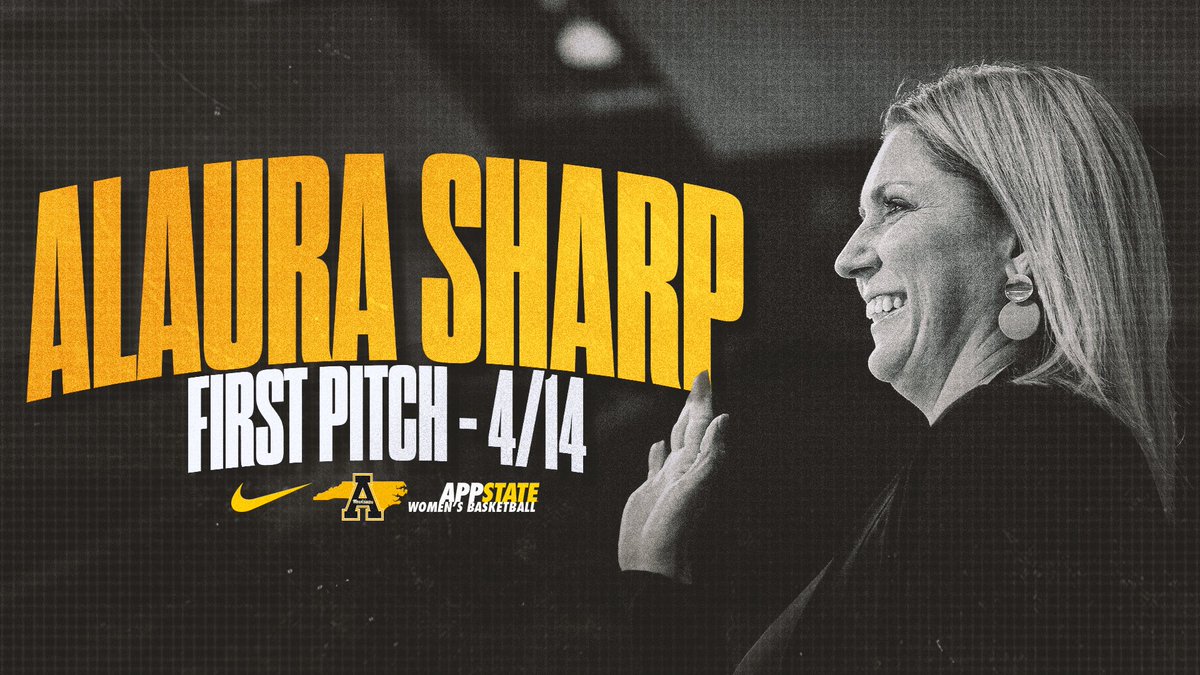 Be sure to catch Coach Sharp’s honorary first pitch at tomorrow’s 1 pm @AppBaseball game against Troy! 🎟️: goapp.st/3XZPY37 #GoApp 🤝 #TIGMA