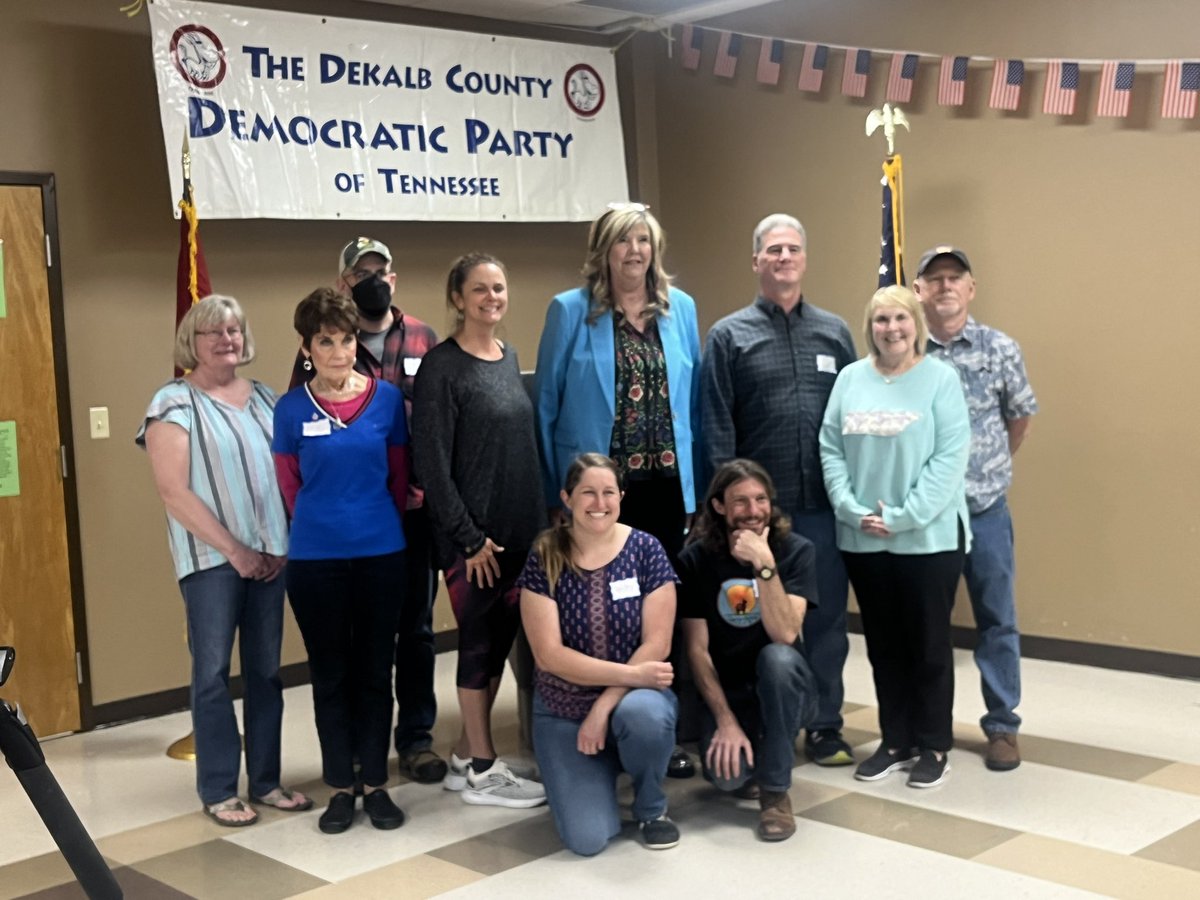 Great time today at the DeKalb County Democrats potluck, and thanks for the fabulous cake! Here’s a pic of the cake and the DeKalb County Dems Exec Committee after the event! They’ve got me looking forward to the Smithville Fiddlers’ Jamboree and Crafts Festival in July!