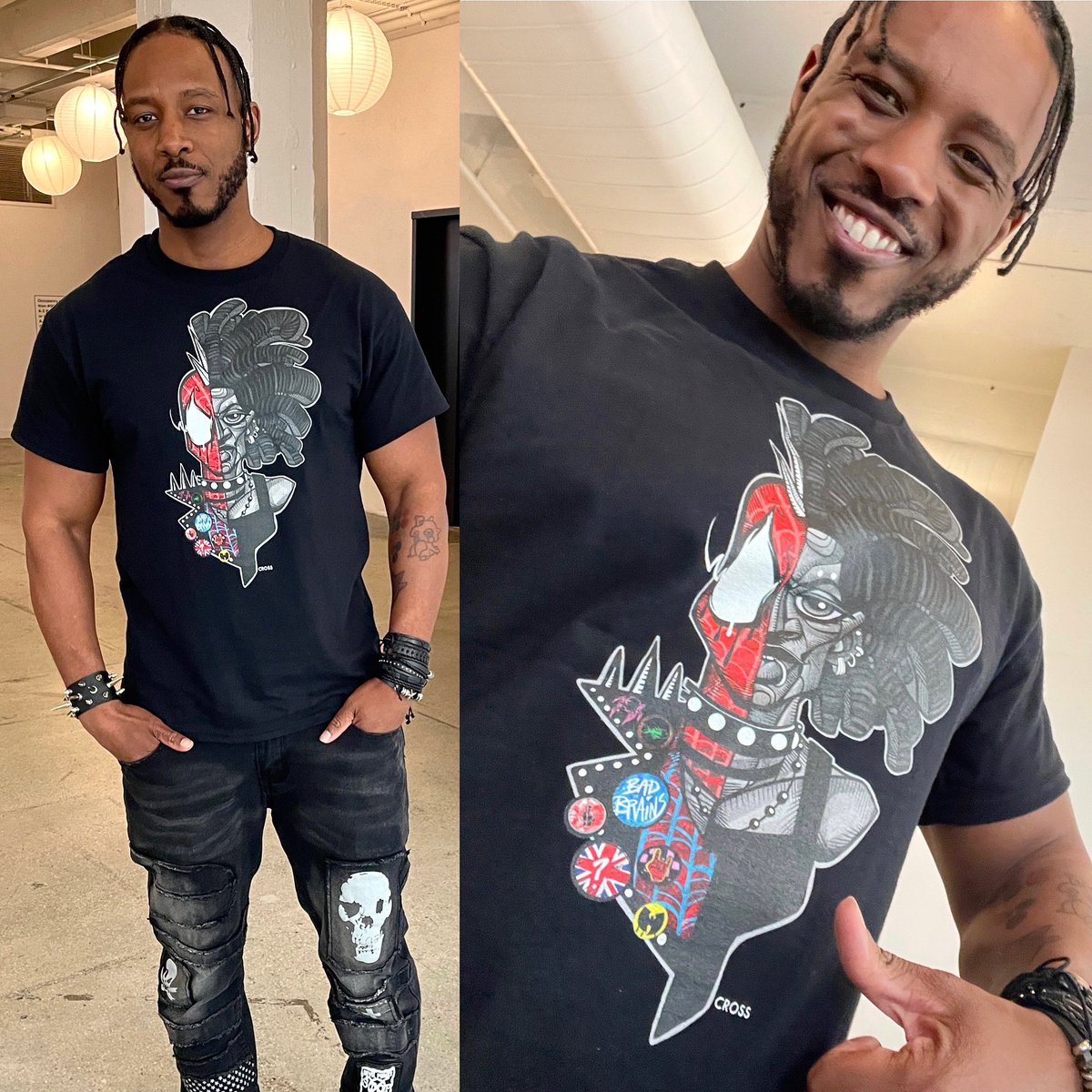 Never mind what <a href="/KEEFCROSS/">KEEF CROSS</a> says… He made this shirt for me. And only me. But yall can get one too, I guess… on his site on his page. Biters. 🙄

#spiderpunk