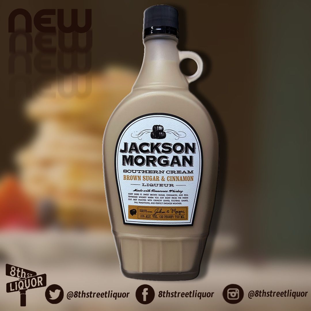 8thStreetLiquor's tweet image. We now have Jackson Morgan Brown Sugar &amp;amp; Cream in stock!

#jacksonmorgan #8thstreetliquor #goodtimesstart