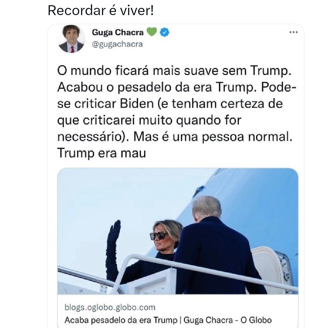 Olha o analista da Globo News...
Análise perfeita, né, Guga?
Por isso a Globo News é esse lixo de imprensa. Tá aí 👇🏻👇🏻👇🏻